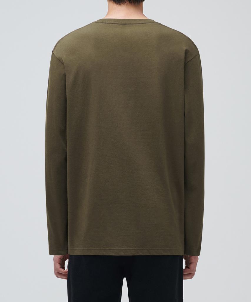 MUSINSA STANDARD Basic Long Sleeve T-Shirt [Olive]