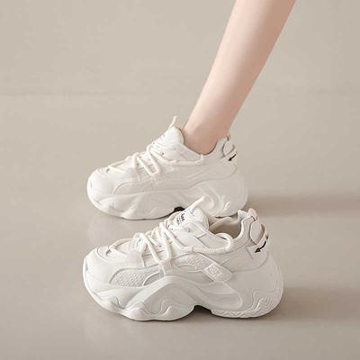 Модная обувь на высокой платформе на шнуровке, синие повседневные женские кроссовки для спортзала, женская обувь для ходьбы, баскетбольная спортивная обувь, высококачественная обувь класса люкс