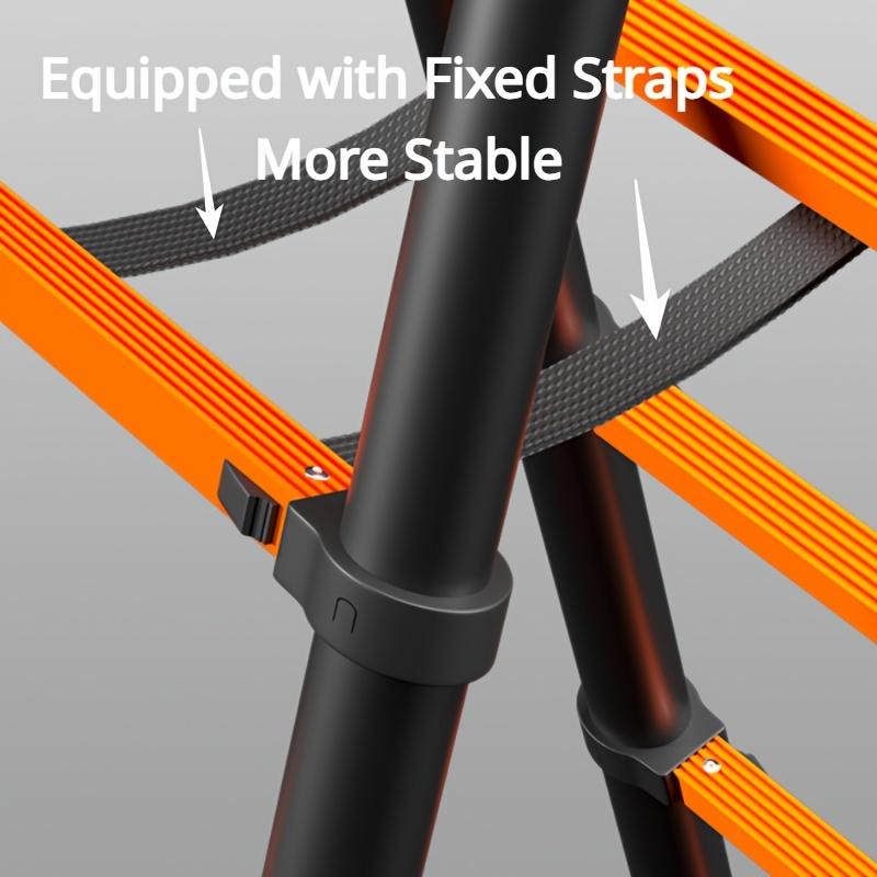 Telescopic Ladder, Portable Stepladder - Max Load 120 Kg, with Tool Storage Bag, Ideal for Decoration and Maintenance Scenarios