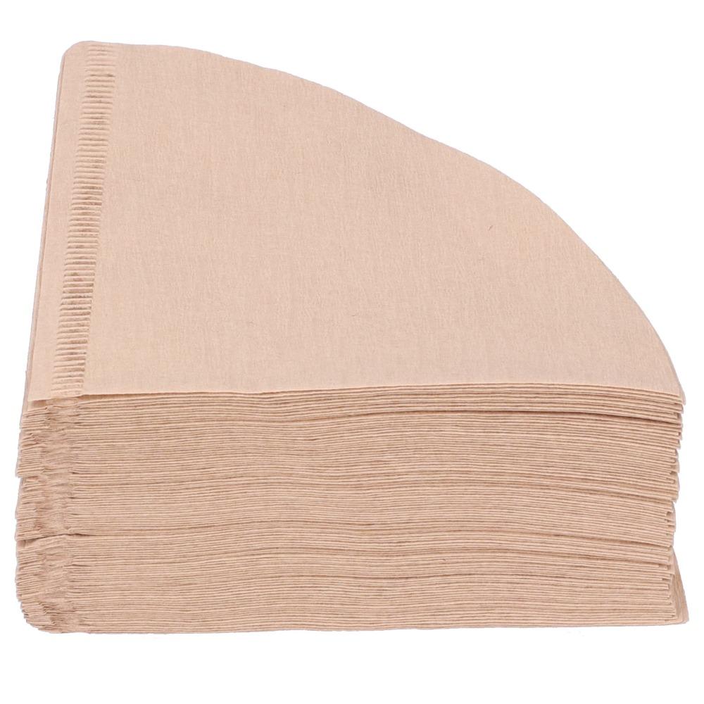100pcs set Portable Coffee Filter Paper One-Use One-Use Filter Paper Pour Over Coffee