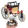 1:12 Simulation Retro Alloy Three-wheeled Classic Car Model Gifts Adult Toys
