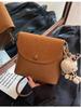 2025 Новая осенняя ретро матовая женская маленькая квадратная сумка - Универсальная модная сумка через плечо/на плечо