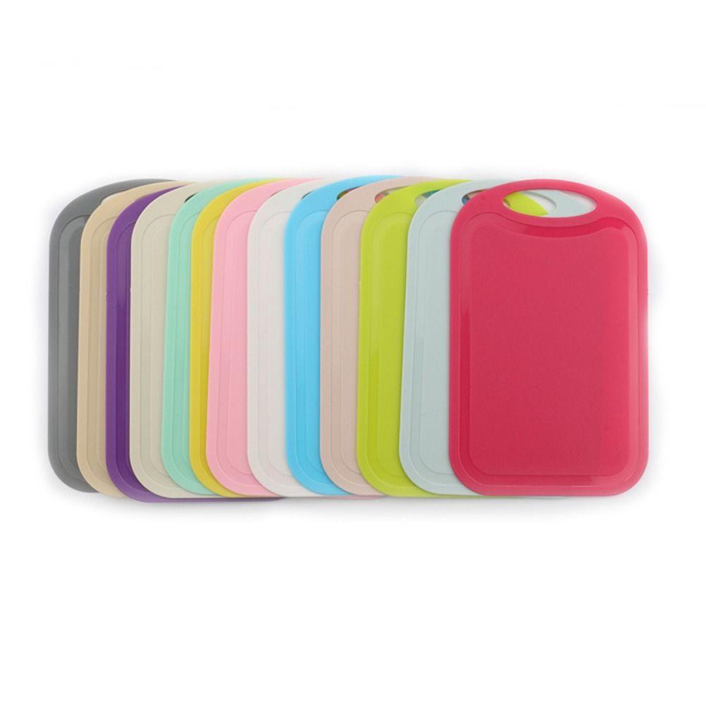 Non-Slip Plastic Chopping Board Multicolor Baby Food Cutting Board Fruit Vegetable Chopping Block Kitchen Accessories