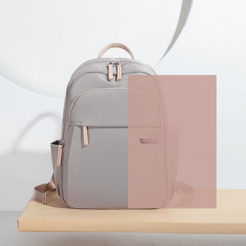 Leisure Commuter Backpack Female Spring/summer Large Capacity Oxford Cloth Travel Backpack Student Satchel