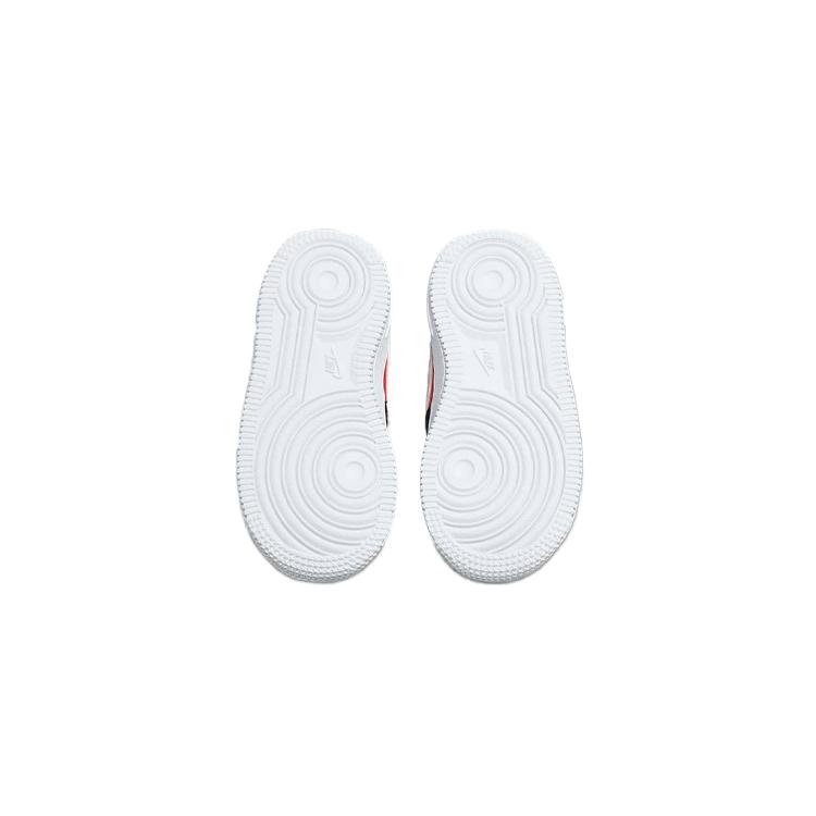 Nike Кроссовки Air Force 1 Toggle SE Повседневные Водонепроницаемые Низкие Скейтбордические Черно-Красные Для Младенцев И Малышей DN3323-600