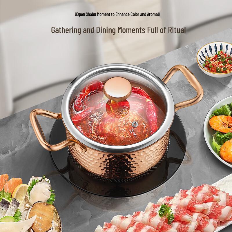 Ouluoti 304 Stainless Steel Single-Person Hot Pot