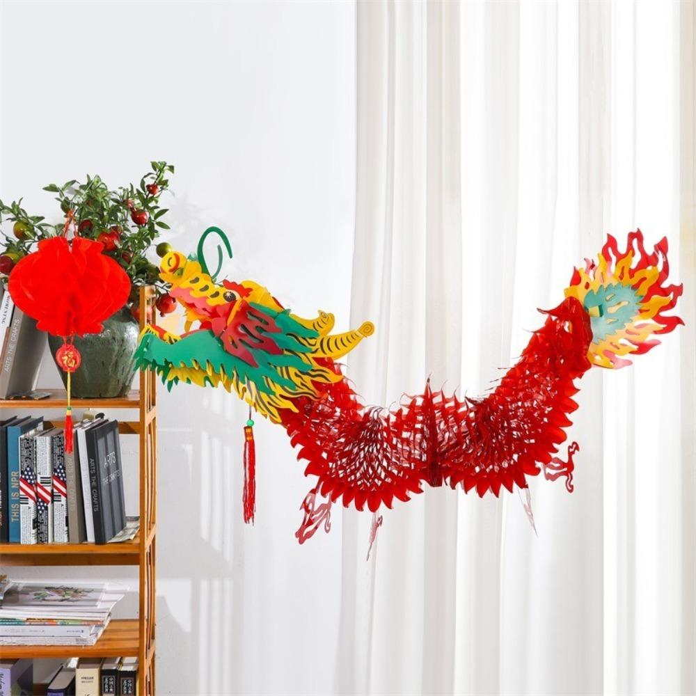 Banner Chinese Dragon Venue Layout Garland Paper Spring Festival Dragon  Mid-Autumn Festival