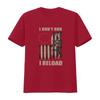 Gun T Shirt American Flag I Dont Run Reload Lovers Owner Dad Men Vintage Outfit vintage Washed Slightly Comfortable Casual