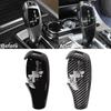 Shifter Cover Replacement LHD Car Interior Gear Shift Knob Lever Shifter Cover Decorative for BMW X5 F15 2014-2018