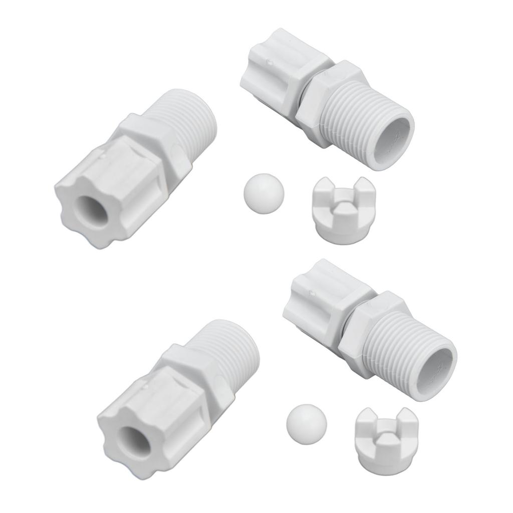 2 Комплекта Обратный клапан Впускной фитинг Адаптер в сборе Аксессуары для чистки бассейна для HAYWARD