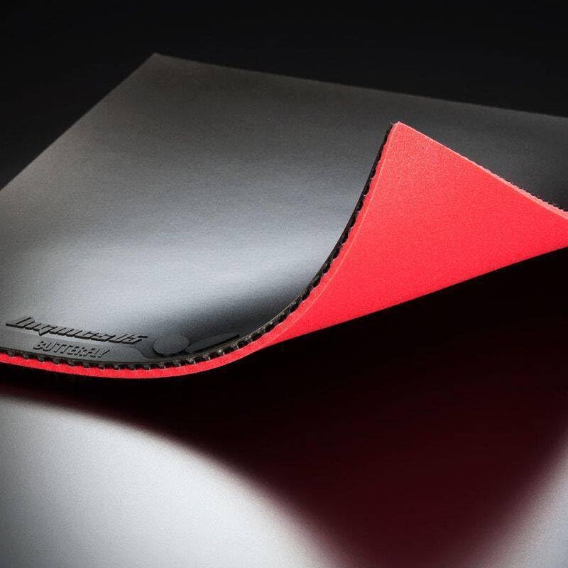 Накладка для настольного тенниса Butterfly Dignics 05 High Tension 06040 Черная Экстра Толстая Обратная Сторона Мягкая Ракетка