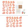1Set Clay Earring Making Kits with Plastic Cutters Clay Tools and Earring Accessories for Clay Earrings Jewelry Making