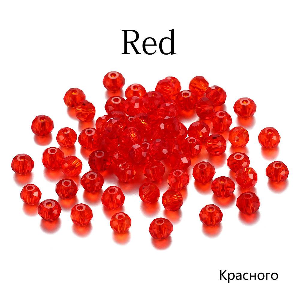 70-300 шт. 3/4/6/8 мм полупрозрачные чешские хрустальные стеклянные бусины граненые красочные бусины-разделители для DIY браслетов принадлежности для изготовления ювелирных изделий
