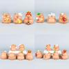 Capybara Pvc Figure With Assembleable Elements For Gift Buyers