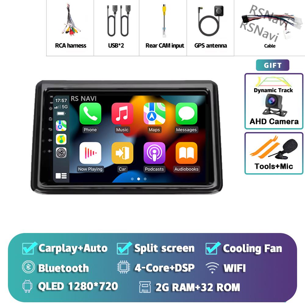 Android 14 Carplay Auto For Toyota Noah 2014 - 2020 Car Radio Player Multimedia stereo Navigation 360 Camera Head Unit AI Voice