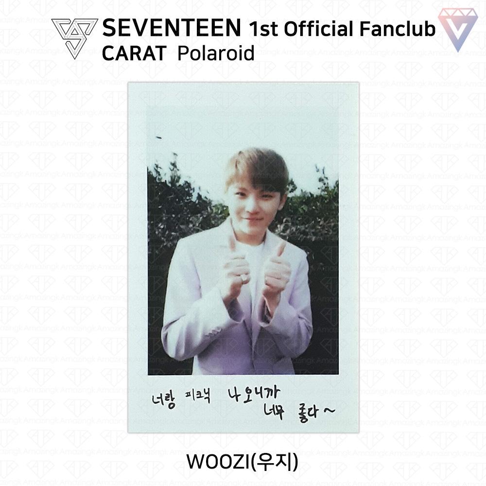 Seventeen Первая официальная фотокарточка фан-клуба Carat Polaroid KPOP K-POP