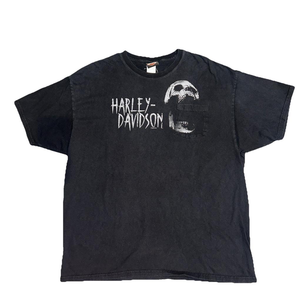 2012 Harley Davidson Skull Shirt XX Large Pirate HANES BEEFY T XXL MN Minnesota Unisex T-Shirt