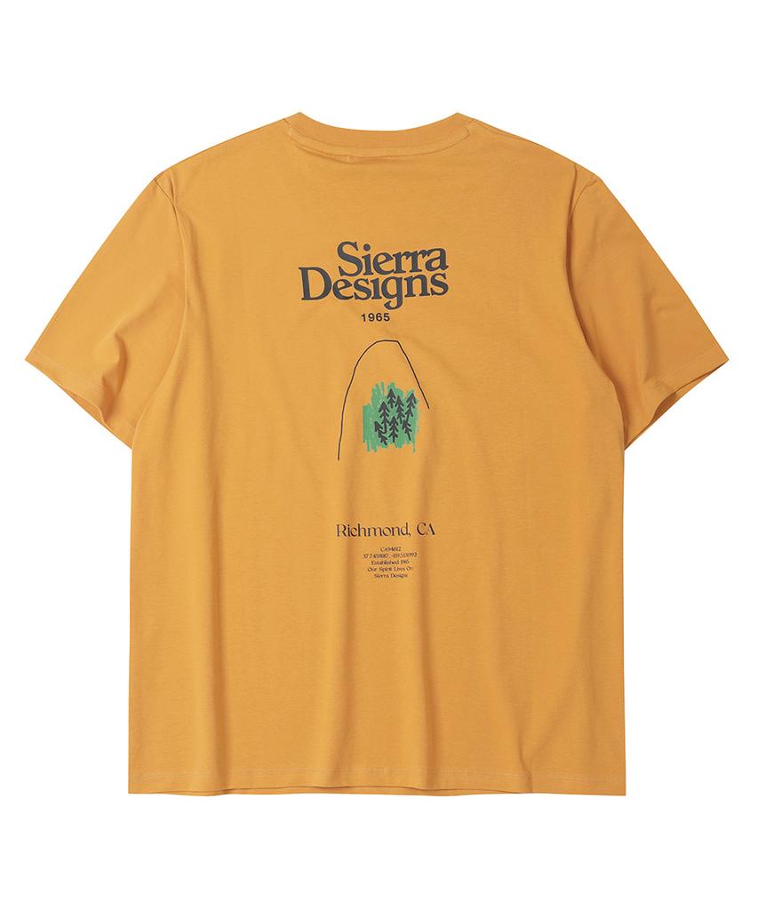 SIERRA DESIGNS Richmond Logo Chill-Lite Короткий рукав Оранжевый