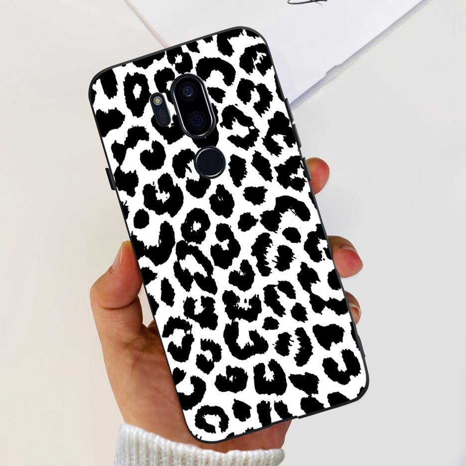 For LG G7 thinQ Case G710EM LM-G710 G710 Luxury Painted Cover Soft Silicone Phone Cases For LG G7 ThinQ Back Covers 6.1'' Bumper