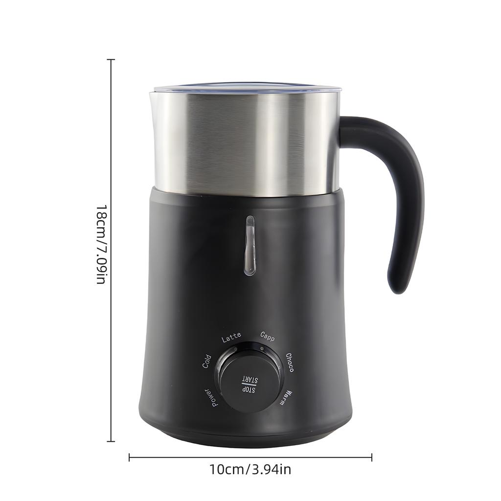 5 In 1 Electric Milk Frother - 24oz/700ml Hot and Cold Foam Maker and Milk Warmer for Latte /