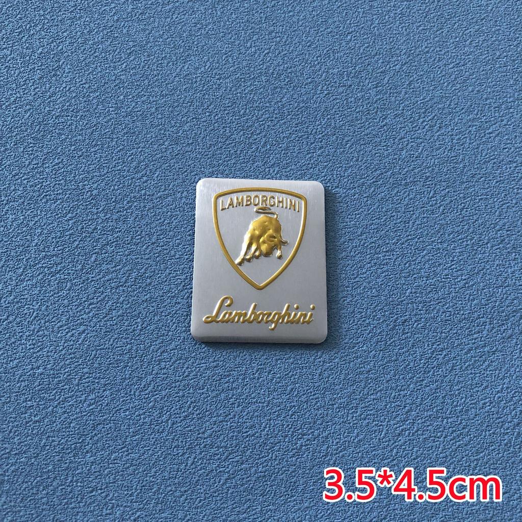 Алюминиевая автомобильная наклейка с рисунком Ferrari Наклейка-деколь Обложка Значок Принадлежности Замена Автостайлинг Декаль Для Lamborghini LP570 LP610 Urus