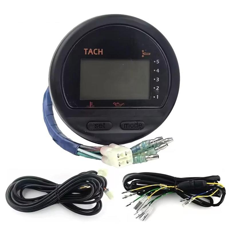 NEW-6Y5-8350T-01 Digital Multi-Function Tachometer Gauge And Harness For  225HP 250HP Outboard Motors Engine