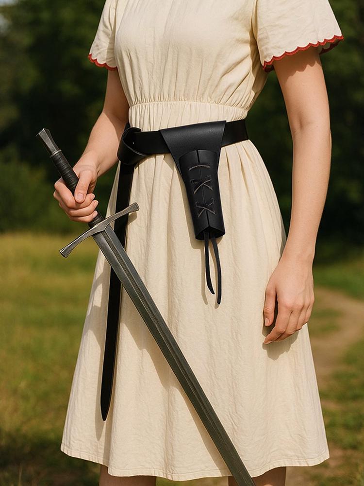 Ножны для мечей Регулируемый держатель для кинжала со шнуровкой Лягушка для меча Поясные ножны Аксессуар и Ренессансные аксессуары