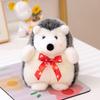 Simulation hedgehog plush toy doll small short leg hedgehog couple men's and women's dolls soothing doll furniture ornament