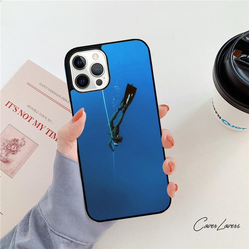 Чехол для телефона для дайвинга Scuba Diver для iPhone 17 Air 14 15 16 13 12 Max Чехол для Apple iPhone 17 Air 11 Pro Max Plus Coque