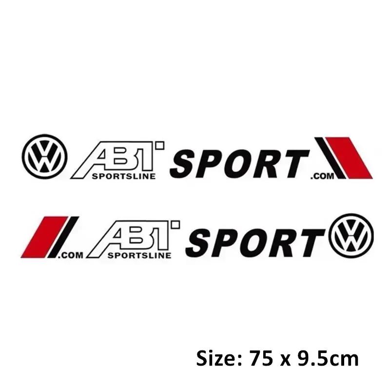 2Pcs Car Side Door Sticker Cool Decal Styling Decoration For VW Volkswagen Golf Polo Passat Touran AccessoriesEB2