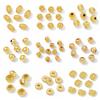 14K/18K Gold Plated Brass Metal Stripe Spacer Beads Separator For Beads Loose Beads For Bracelet Necklace Making Accessories
