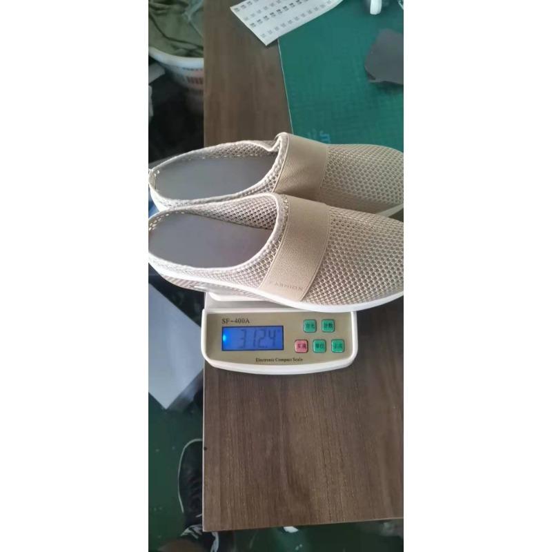 Трансграничная внешняя торговля, классные тапочки, женские, осень и лето, новые европейские и американские, повседневные, с сетчатой головкой, с круглым носком, с клином, большого размера