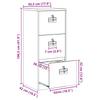 Filing Cabinet Mustard Yellow 45.5 x 42 x 106.5 cm Cold Rolled Steel
