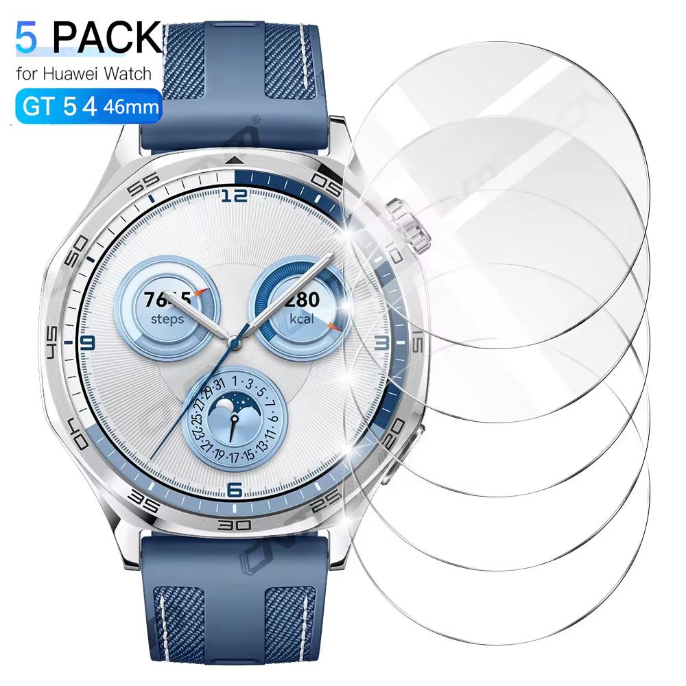 3 шт. Закаленное стекло Для Huawei Watch GT5 GT4 41 мм 46 мм Аксессуары Защитная пленка для экрана Для Huawei Watch GT 4 GT 5 41 мм 46 мм