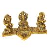 Diwali Gift Items Laxmi Ganesh Saraswati Metal Murti Idol with Diya Showpiece, Diwali Decoration Items for Home Decor