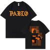Rapper Graphics Print Men's T-shirt THE LIFE OF PABLO T Shirt Summer Men Women Hip Hop Fashion Loose Oversized Short Sleeve Tees