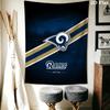 Los Angeles Rams Wall Tapestry Aesthetic Wall Hanging Printed Fabric Blanket Decorative Tapestries for Bedroom Living Room Home Decor