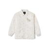 Vans LT Padded Year Of The Snake Button-Up Coach Jacket Unisex Jacket Off-White Checkered VN000P36F7J