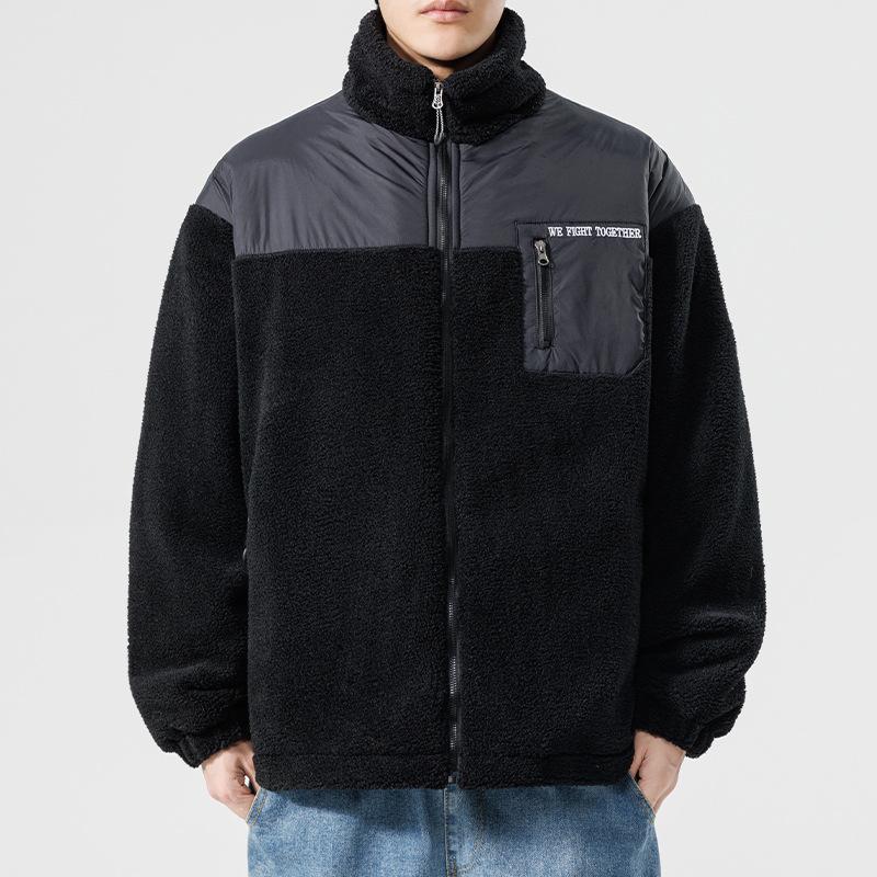 Толстая куртка с хлопковой подкладкой для мужчин на осень и зиму, новая утолщенная термокуртка из хлопка для мужчин, сшитая из хлопка с воротником-стойкой