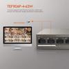 Commutateur - TENDA - TEF1106P-4-63W - 6 ports - 4 ports PoE - QoS et mode étendu