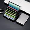Slim Card Holder Holds Up To 10 Cards Stainless Steel Portable RFID