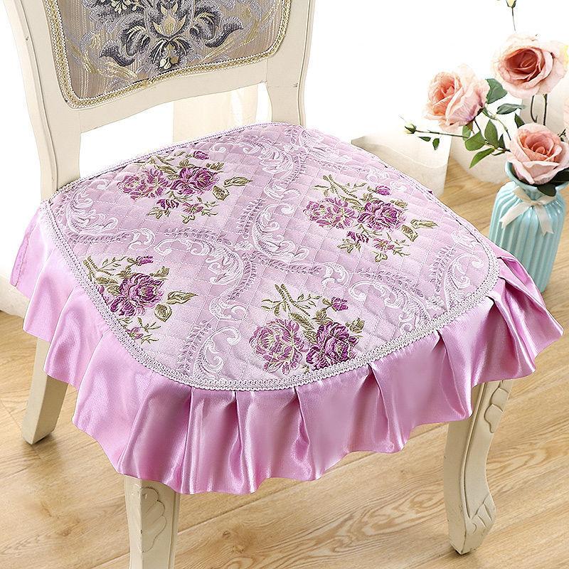 1 шт. Нескользящая подушка на стул для дома и офиса - моющаяся, тканевая подушка на сиденье в современном стиле для обеденных и кухонных стульев