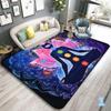 India Buddha Chakra 3D Printing Light Carpet Home Decor Bedroom Living Room Carpet Doormat Meditation and Space-time Carpet