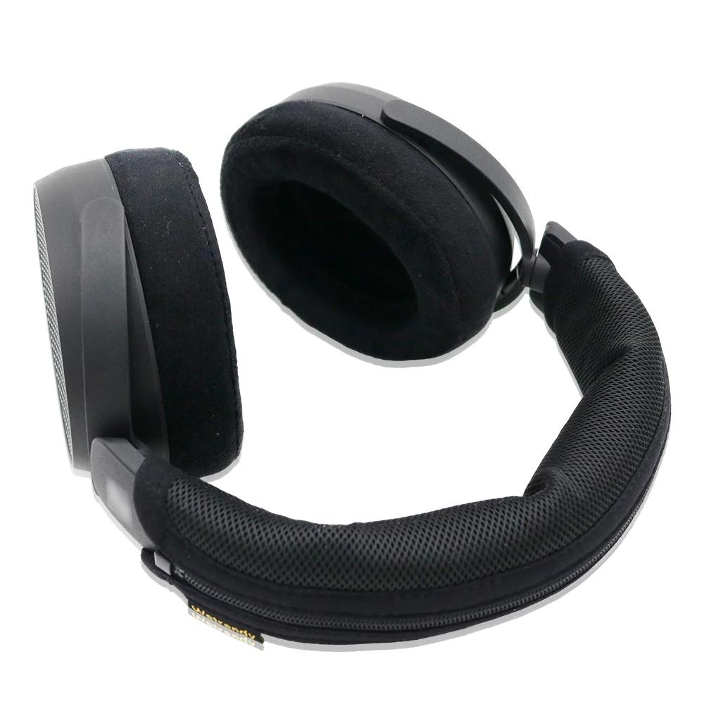 YAYINCC Защитная накладка на оголовье для наушников SENNHEISER HD 490 Pro, вязаная ткань, защитный чехол на молнии