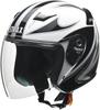 Мотоциклетный шлем LEAD Jet STRAX Белый LL SJ-9 -