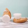 1Pc Facial Cleaning Brush With Wood Handle Manual Soft Face Massager Skin Pore Clean Brush Face Care Brush Beauty Tools
