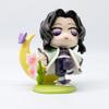 Набор из 6 милых фигурок Demon Slayer, Цветок Рождения 9 см, аниме-персонажи Незуко и Танджиро, ПВХ, подвижные настольные украшения