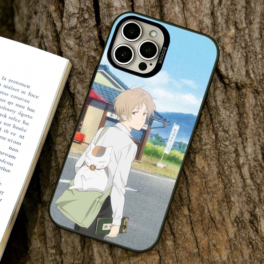 Чехол для телефона Natsume Book of Friends Для iPhone 17,16,15,14,13,12,11 Plus,Pro Max,XS,Цветная Посеребренная Внутренняя Крышка