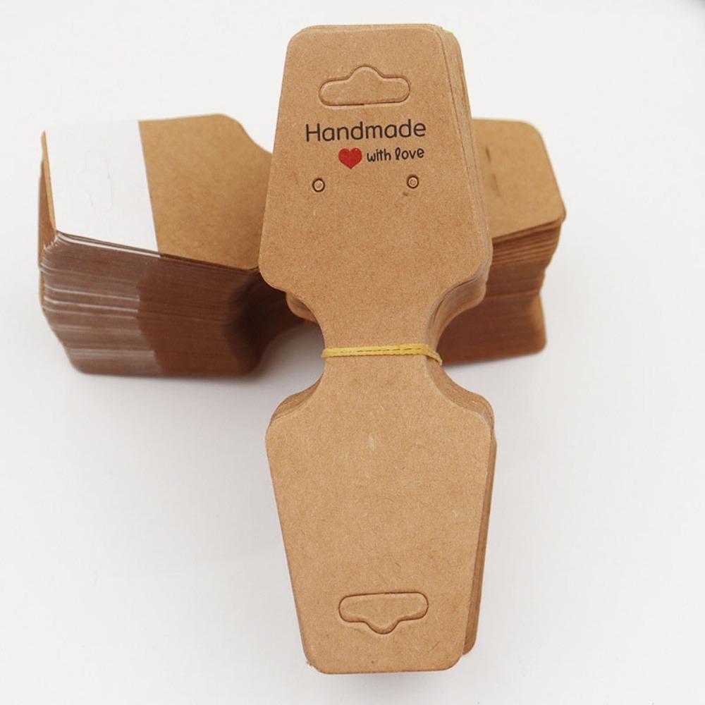 100 шт. Дисплей для браслетов Карточка для демонстрации ювелирных изделий Складная карточка для упаковки ювелирных изделий Продажа ювелирных изделий