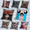 Игровой чехол для подушки The Binding of Isaac Подходит для дивана, автомобиля, спальни, офиса Подушки Декоративная наволочка